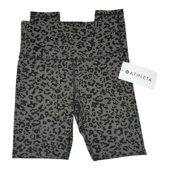 Athleta Elation Ultra High Rise Leggings -‎ Gray Cheetah NEW - Picture 4 of 11